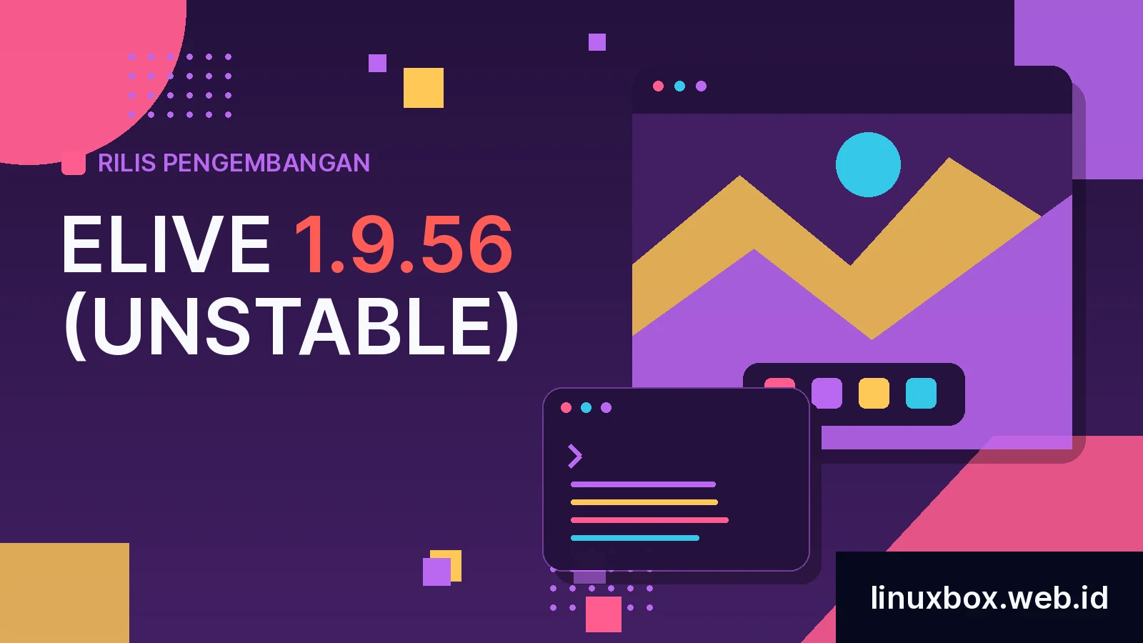 Rilis Pengembangan Elive 1.9.56 (Unstable)