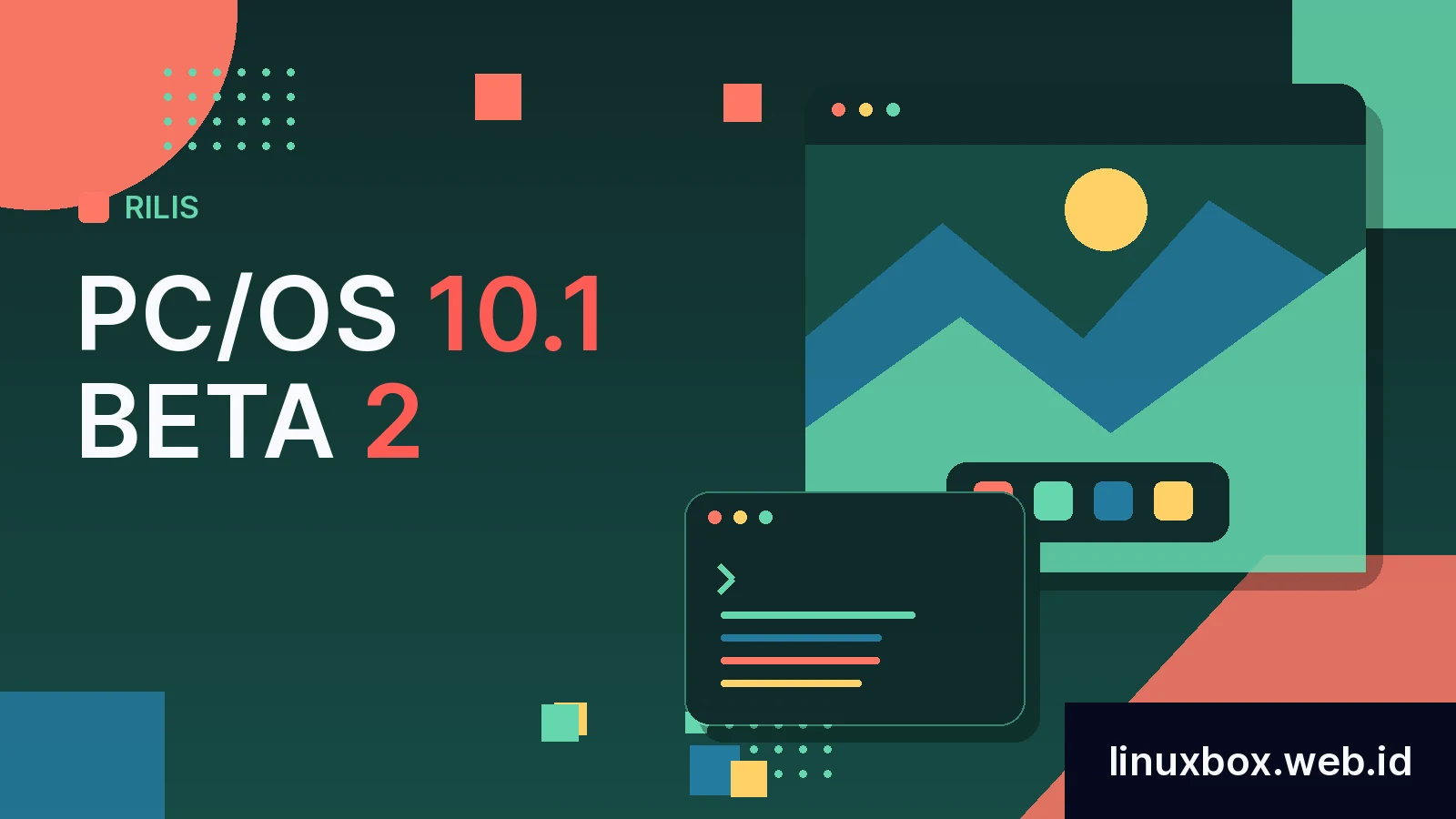 Rilis PC/OS 10.1 Beta 2