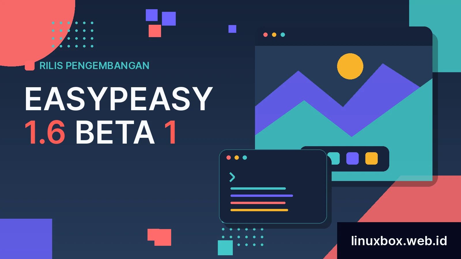 Rilis Pengembangan EasyPeasy 1.6 Beta 1