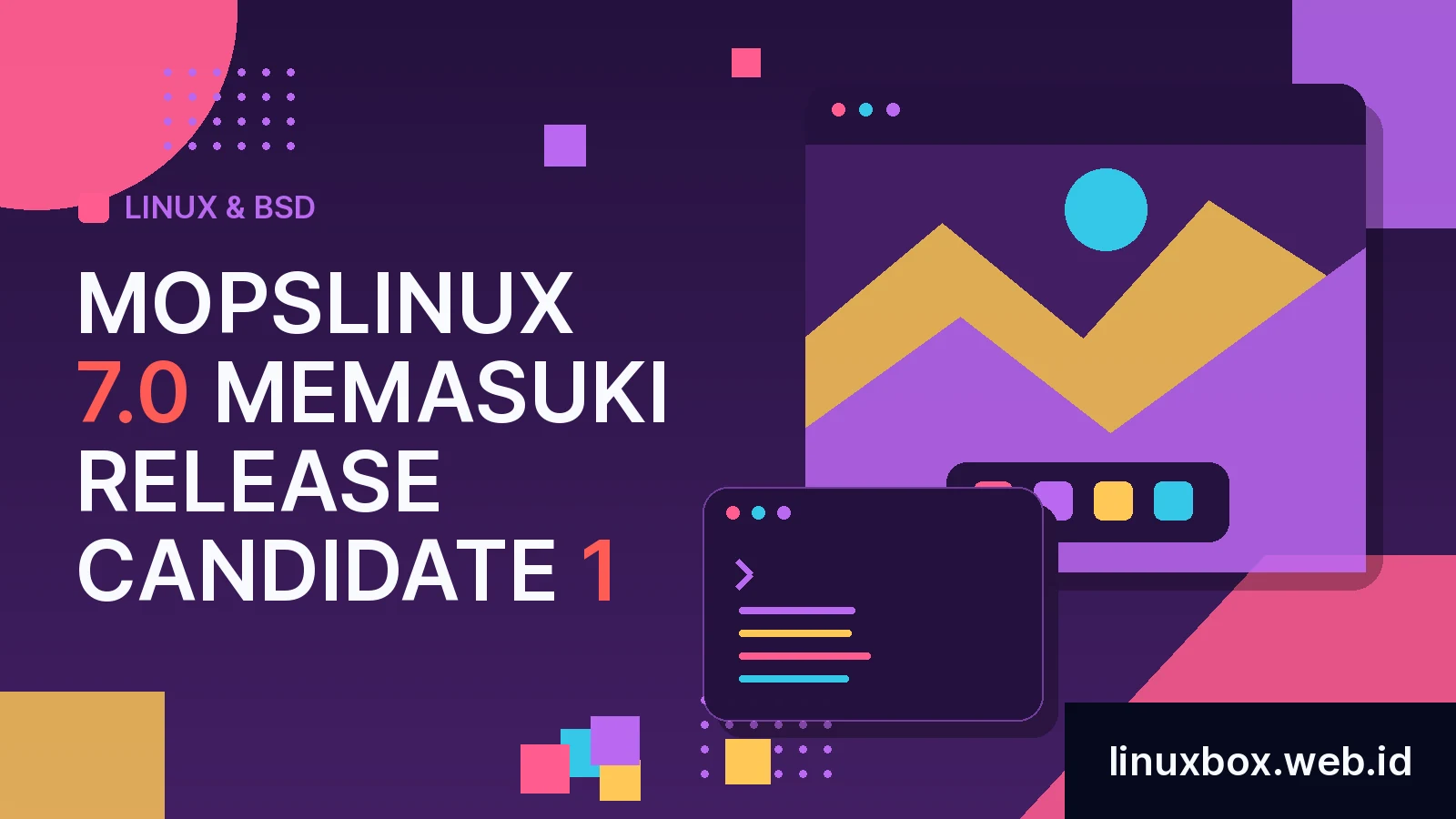 MOPSLinux 7.0 Memasuki Release Candidate 1