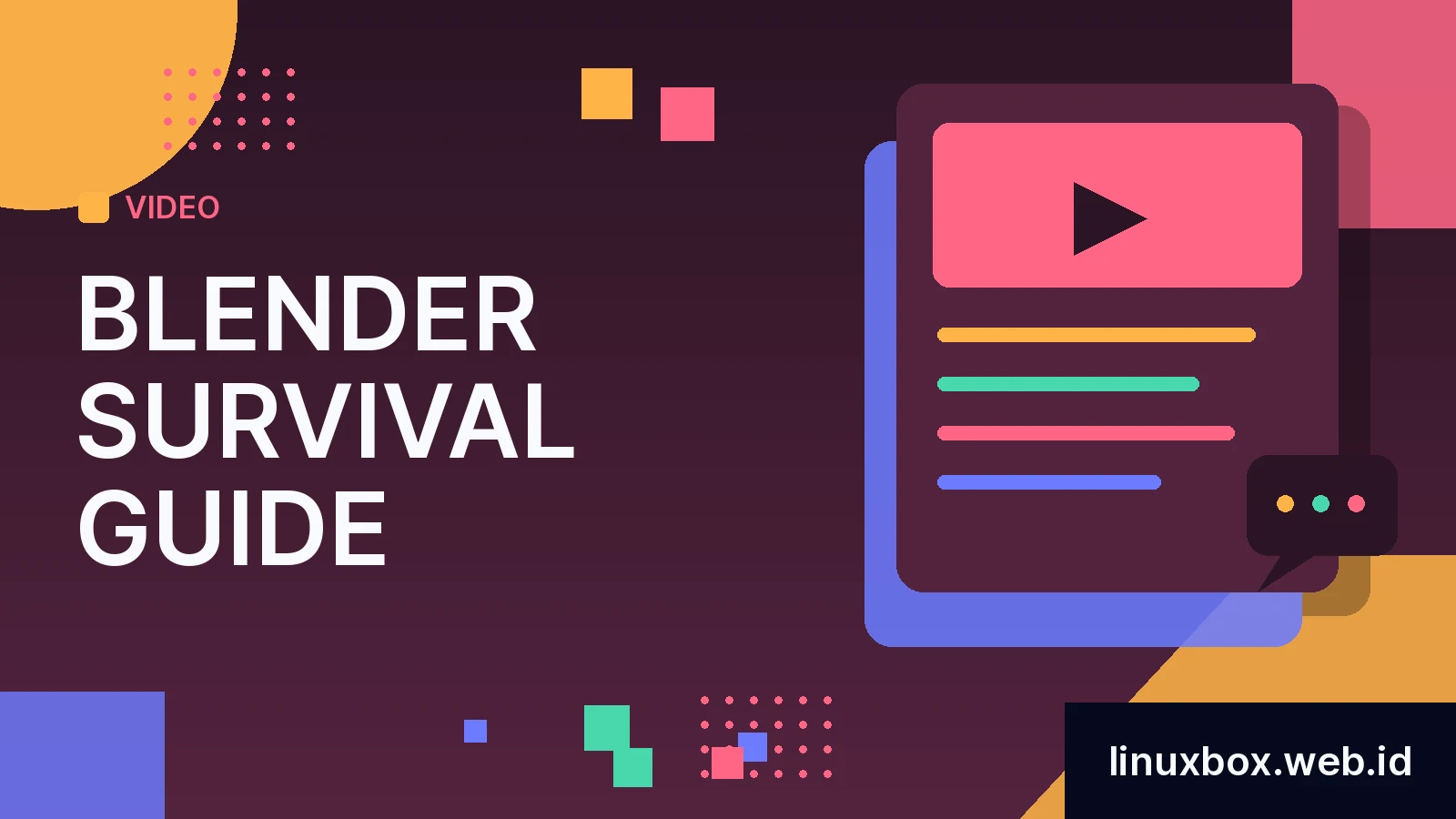 [Video] Blender Survival Guide