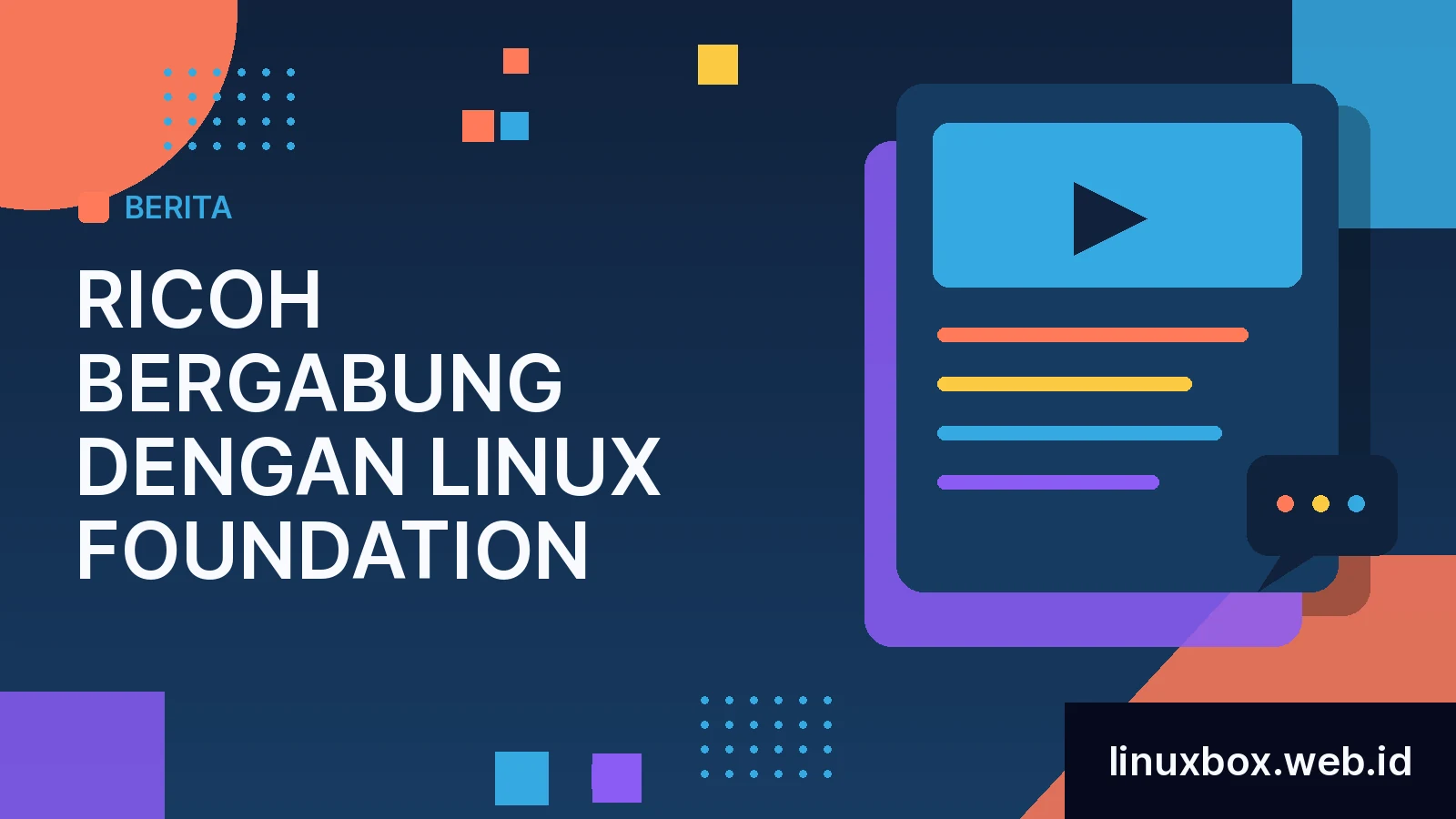 RICOH bergabung dengan Linux Foundation