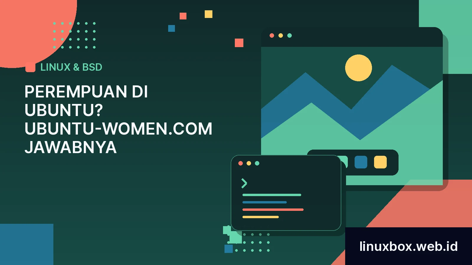 Perempuan di Ubuntu? Ubuntu-women.com jawabnya
