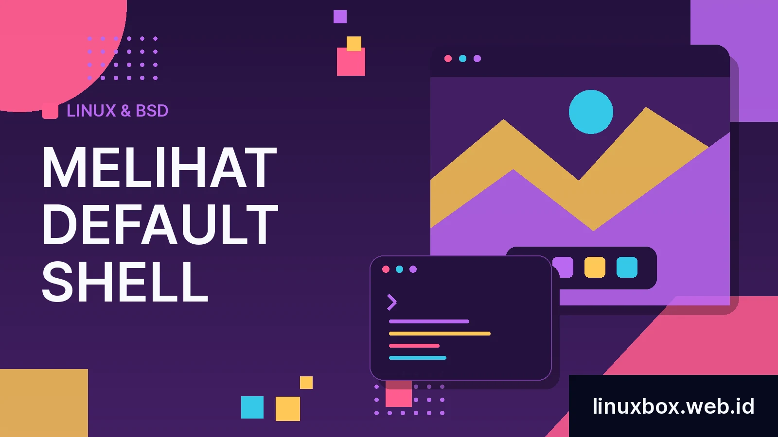 Melihat Default Shell