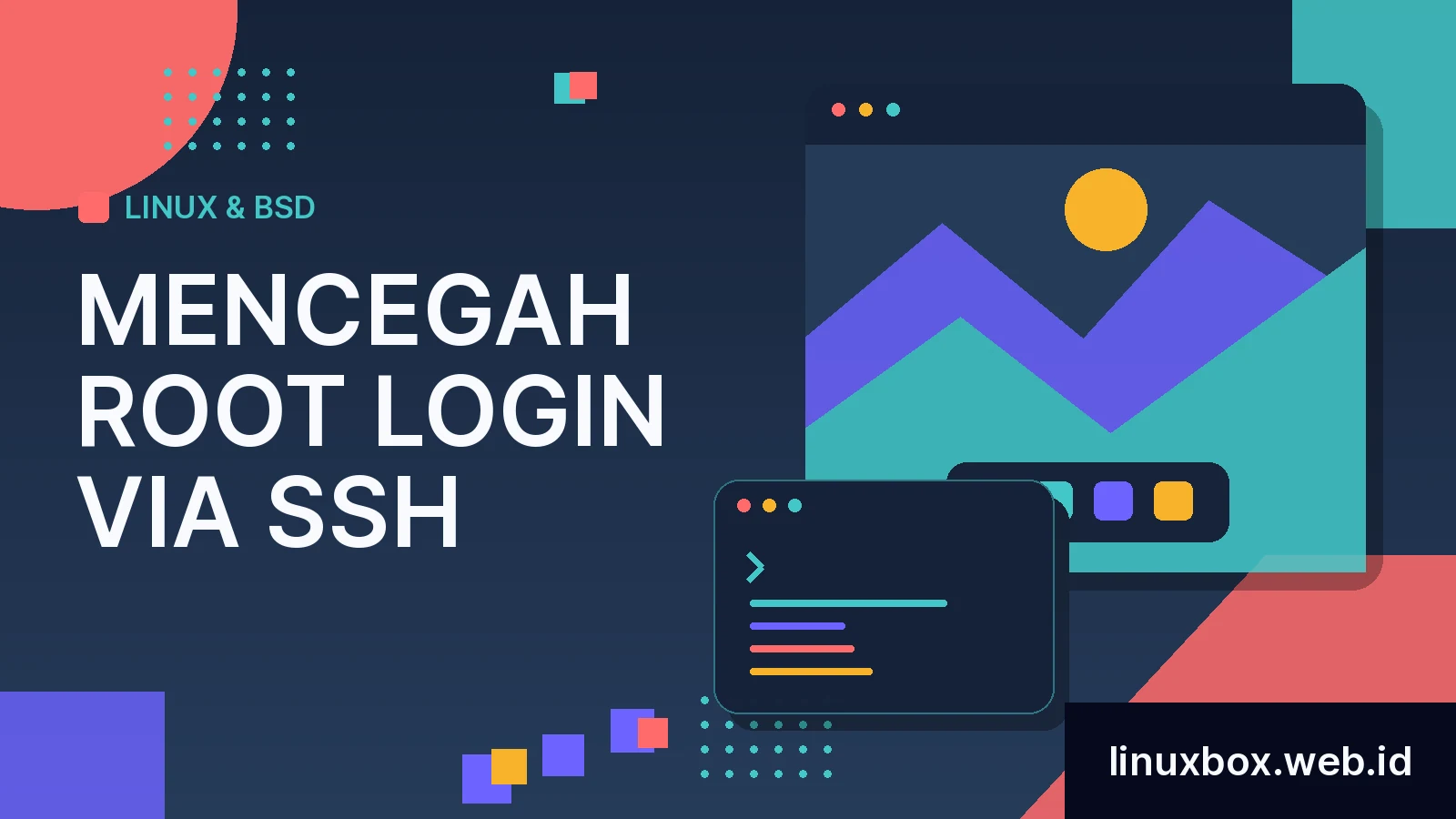 Mencegah root Login via SSH