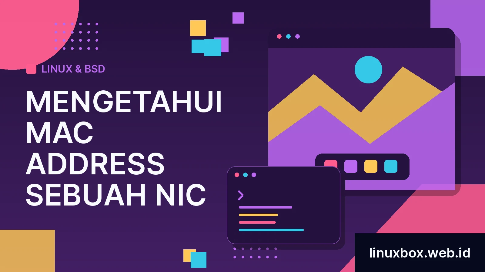 Mengetahui MAC Address sebuah NIC