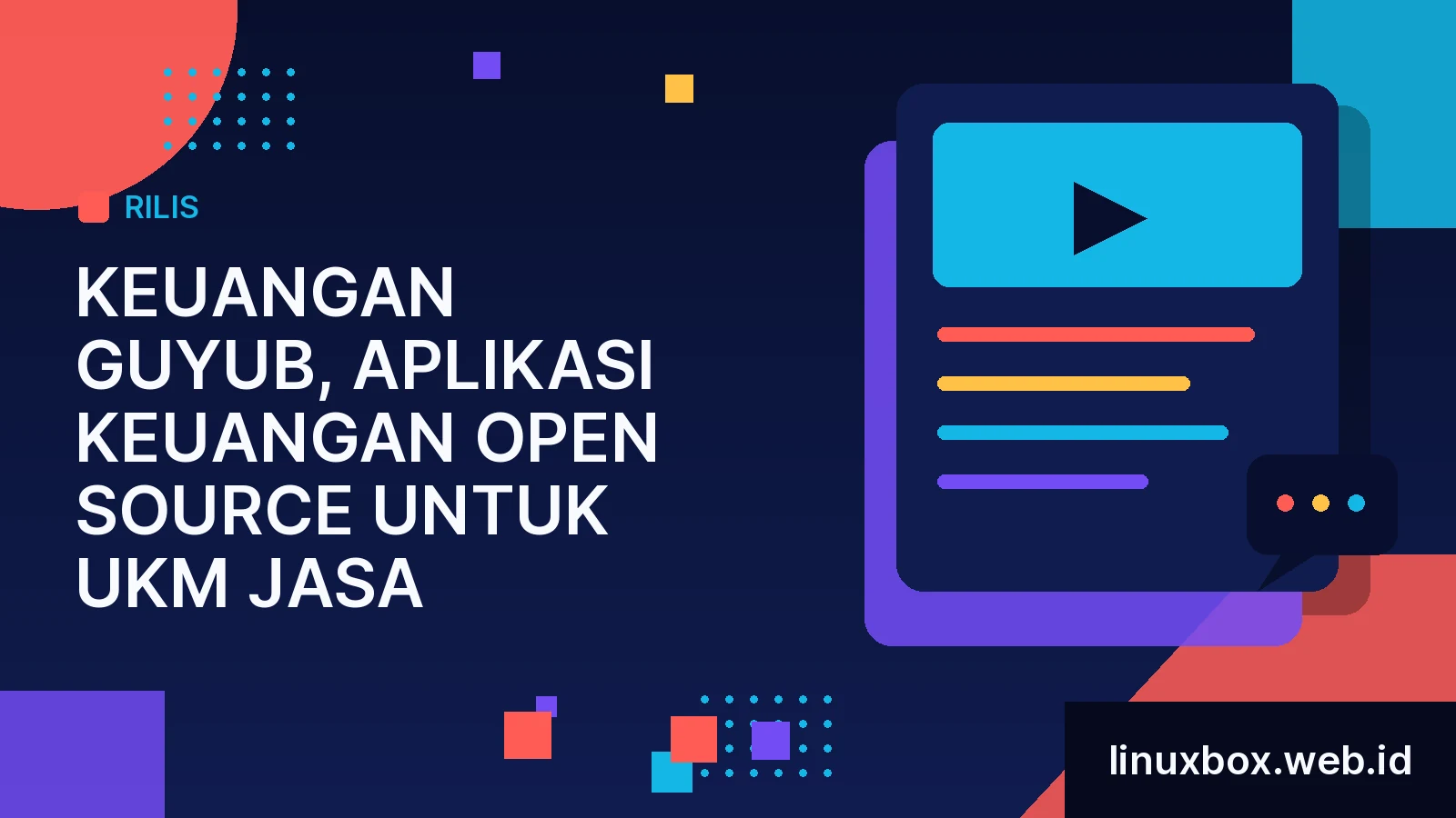 Rilis Keuangan Guyub, Aplikasi Keuangan Open Source untuk UKM Jasa