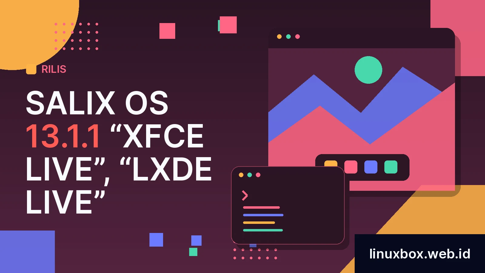 Rilis Salix OS 13.1.1 “Xfce Live”, “LXDE Live”