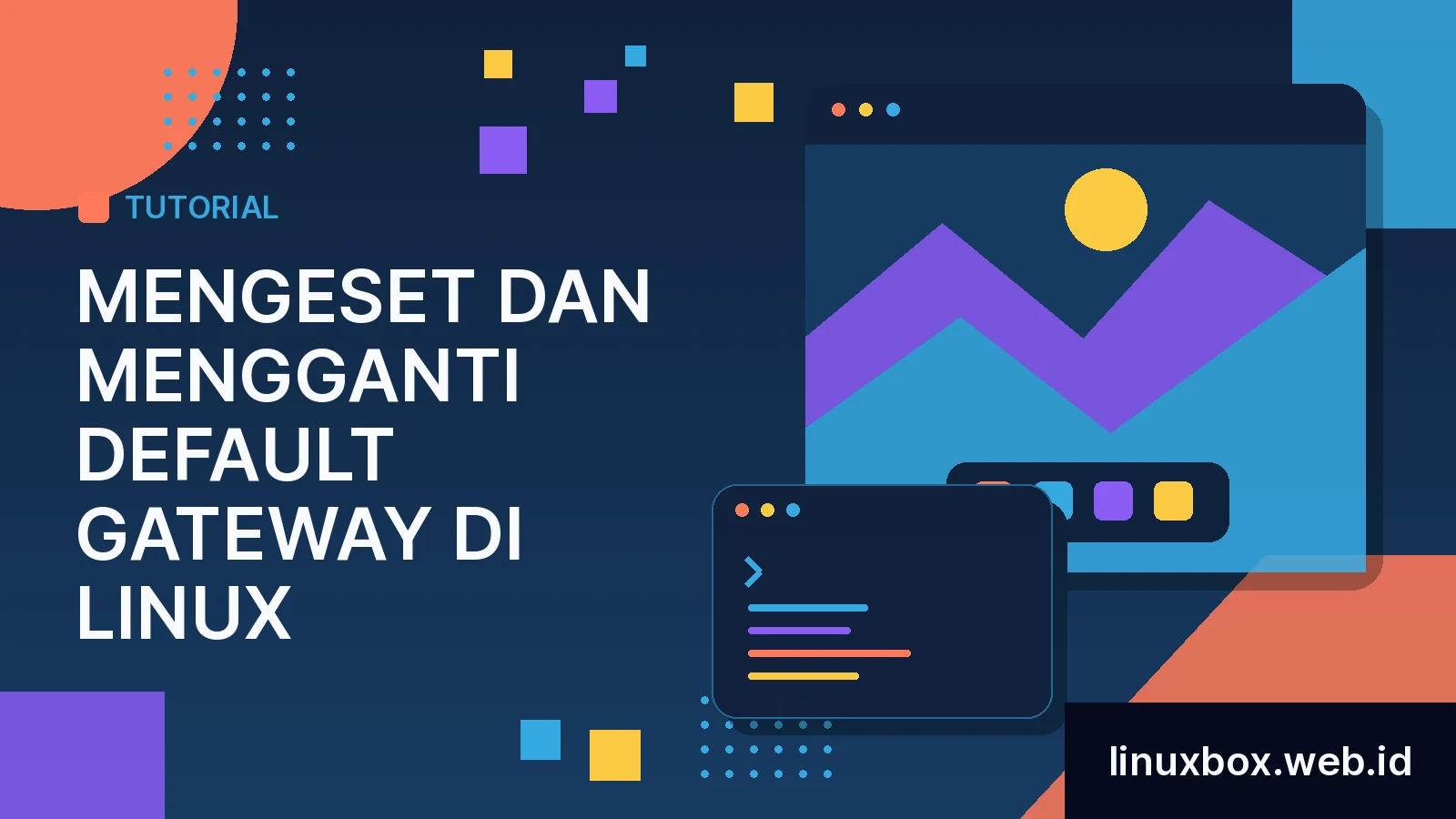 Cara Mengeset dan Mengganti Default Gateway di Linux