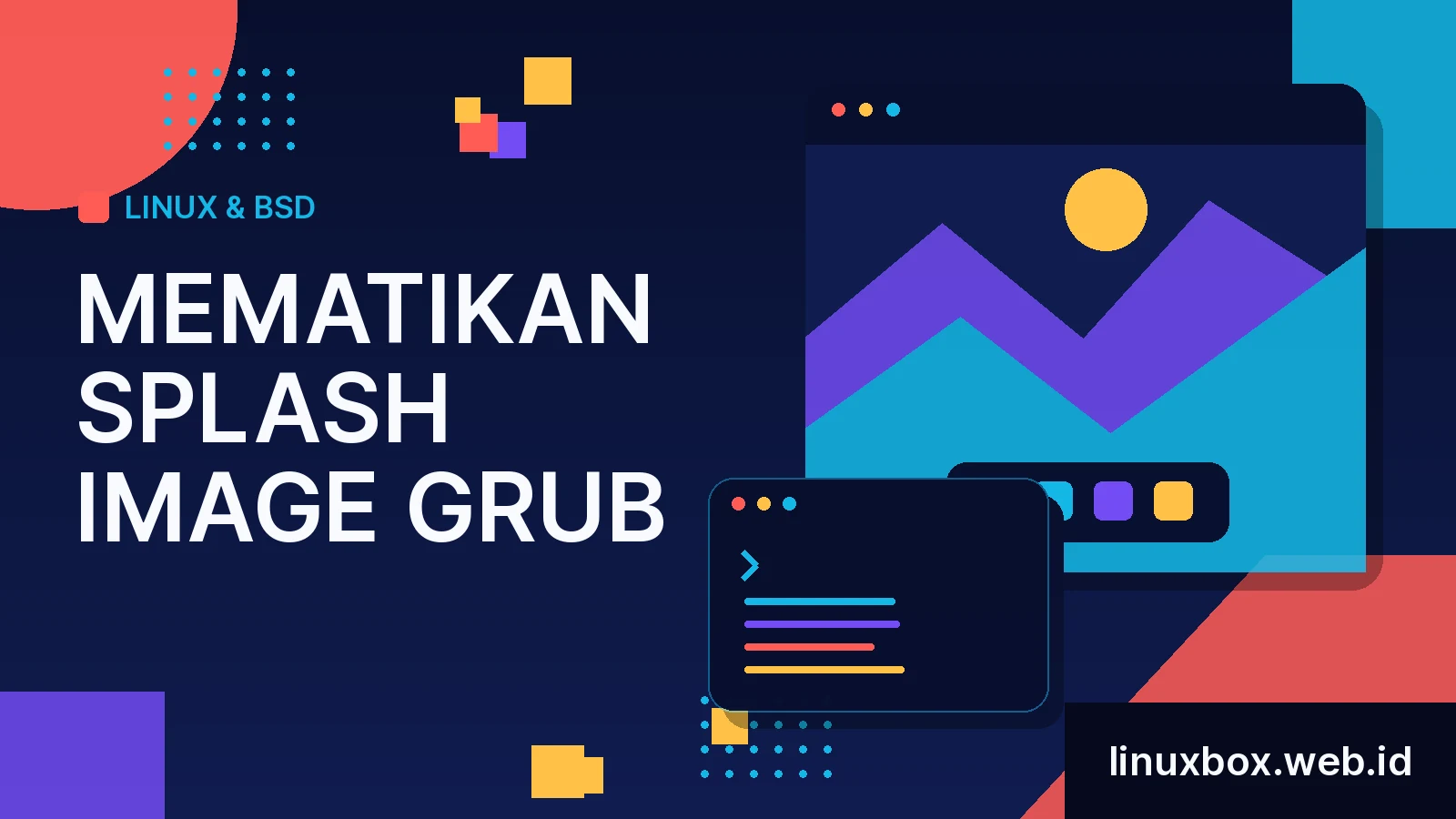Mematikan Splash Image GRUB