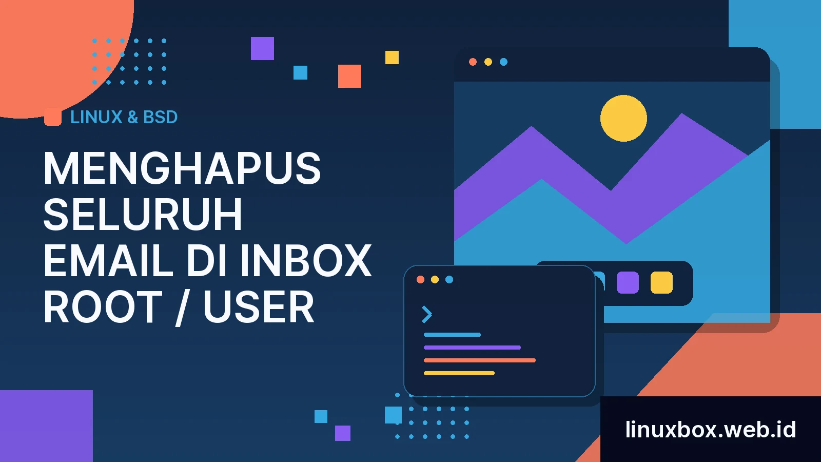 Menghapus Seluruh Email di Inbox root / user