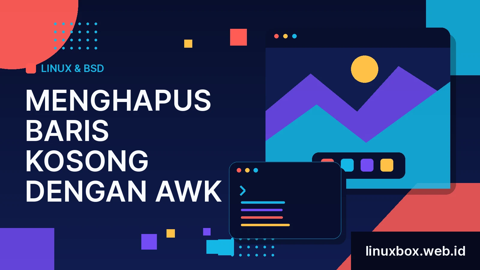 Menghapus Baris Kosong Dengan awk