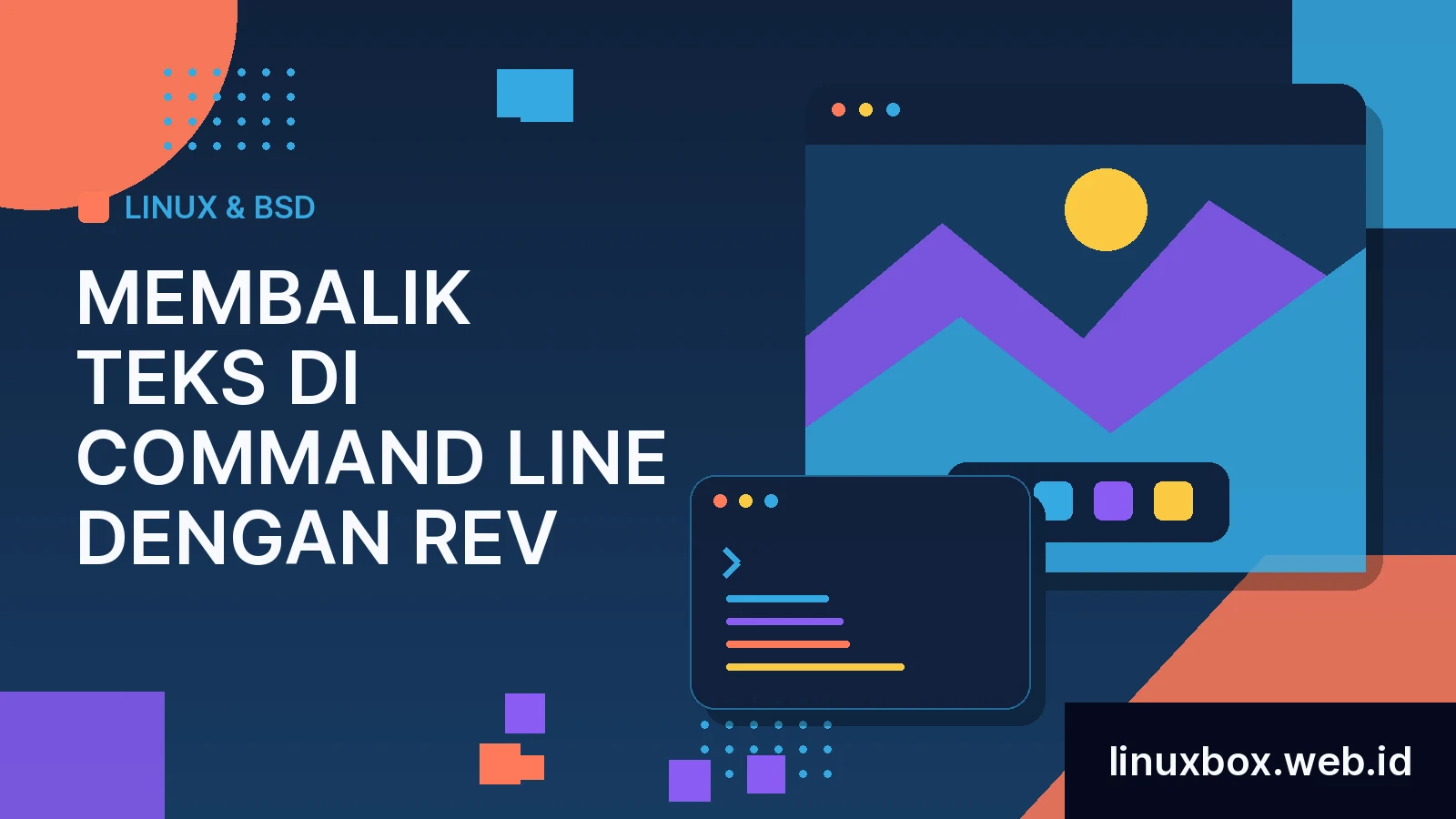 Membalik Teks di Command Line Dengan rev