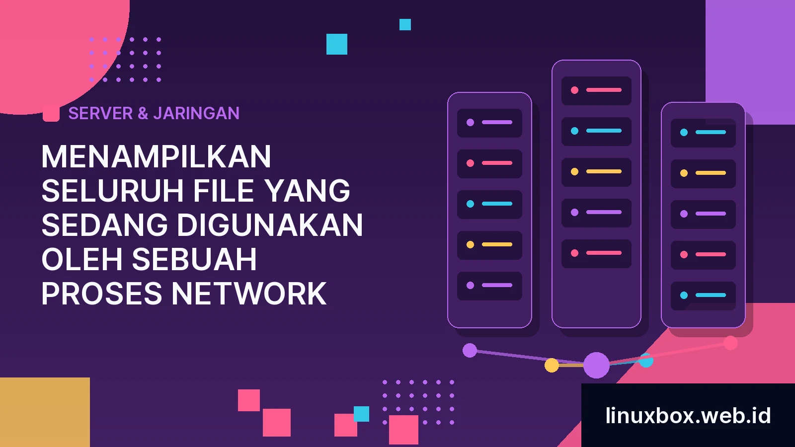 Menampilkan Seluruh File Yang Sedang Digunakan Oleh Sebuah Proses Network