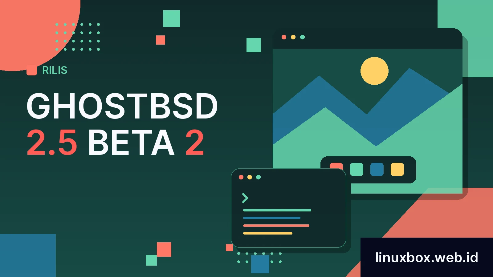Rilis GhostBSD 2.5 Beta 2